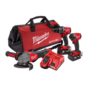 Milwaukee 3 Piece 18V M18FPP3A3502B Combo