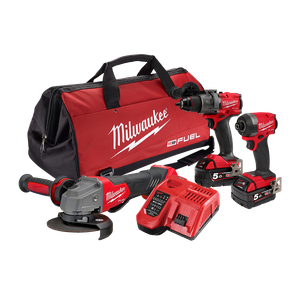 Milwaukee 3 Piece 18V M18FPP3A3502B Combo