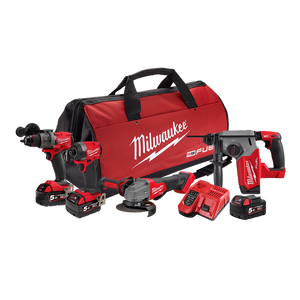 Milwaukee 4 Piece Power Pack 18V M18FPP4A3503B Combo