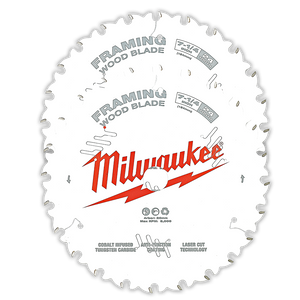 Special Order - Milwaukee 184mm 24T Wood Cir Saw Blade Framing 2P