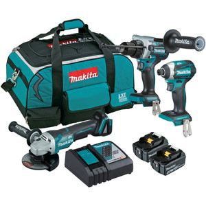 Makita 3 Piece BL 18V DLX3146TX1 Combo