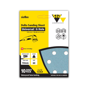 Sia Poly/Delta Sheet 1948 93x93mm 6H P60 10 PK SF