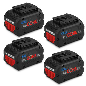 Bosch 4 X 8.0Ah Procore18V Battery, 2100 Cell