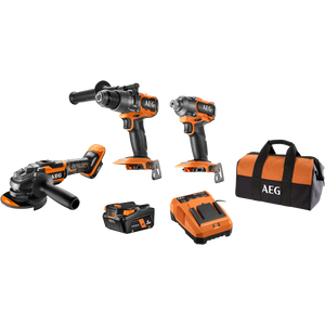 AEG 3 Piece Brushless 18V 5.0ah A18X3B51B Kit
