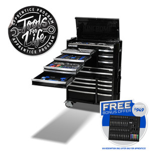 Order In - Kincrome Contour® Workshop Tool Kit 332 Piece 17 Drawer 42" Black - P1822B