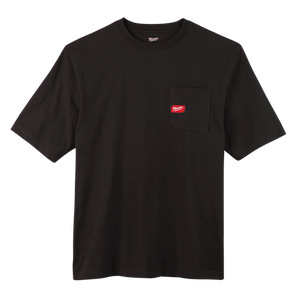 Special order - Milwaukee Pocket T-Shirt Heavy Duty Short Sleeve Black - 601B