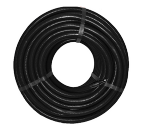 Peerless Air hose 20M x 10MM Fitted 1/4" BSP - Black - 00349