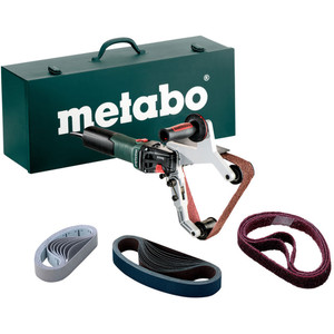 Metabo RBE 15-180 SET Tube Belt Sander 180mm 1550W - RBE15-180SET
