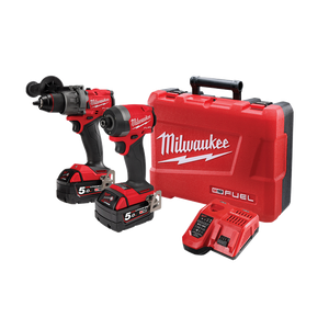 Milwaukee Drill/Impact Driver 2 Piece 18V Combo - M18FPP2AA3502C Milwaukee Drill/Impact Driver 2 Piece 18V Combo - M18FPP2AA3502C