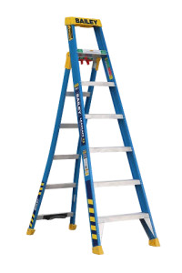 Order In - Bailey SLS Ladder Fibreglass 3 in 1 150Kg 7 2.1M - FS14148