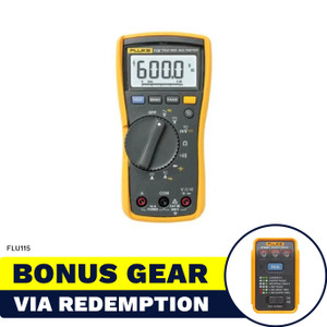 Fluke Electrical Multimeter 600V 10A - FLU115 Fluke Electrical Multimeter 600V 10A - FLU115