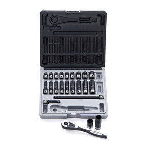 Order In - Dual Action Thin Wall Impact Socket Set 1/4" Imperial 23 Piece - 16042301
