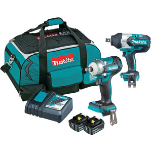 Special Order - Makita 18V Brushless 2 Peice Impact Wrench Kit - DLX2374GX1