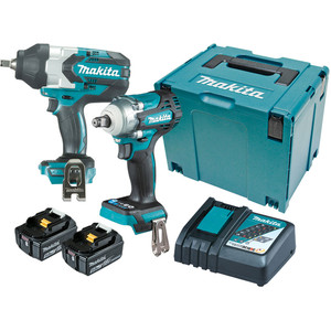 Special Order - Makita 18V Brushless 2 Peice Impact Wrench Kit - DLX2371TJ