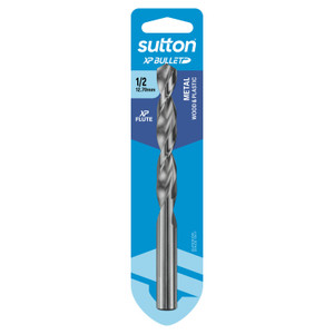 Sutton XP Bullet Drill Bit HSS Jobber 1/2in Carded - D220H1269