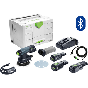 Order In - Festool Sander Random Orbital 125mm 18V ETSC125 Set In Systainer - 578145