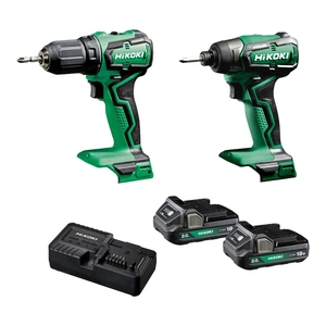 Hikoki 2 Piece 18V Brushless KC18DD(HCZ) Combo - KC18DD(HCZ)