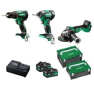 Hikoki 3 Piece 18V Brushless Combo - KC18DDBL2(HCZ)