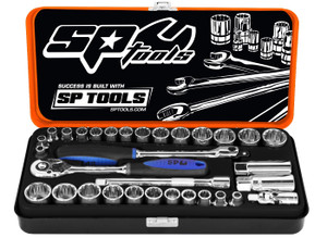 SP Tools Socket Set 3/8 DR 12 PT Metric/SAE 32 pce - SP20200