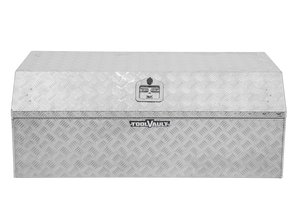Toolvault 1110mmL x 600mmW x 475mmH Aluminium Checker Plate Tapered Ute Toolbox - TVBB1110