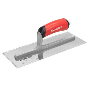 Goldblatt Notch Trowel S/S 1/4" x 1/4" x 1/4" - G02413