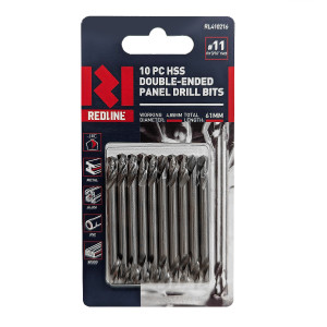 Redline HSS D/End Panel Drill Bits 10Pcs 11x57mm - RL410216