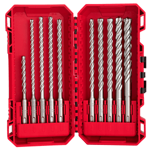 MILWAUKEE 5-12mm SDS Plus MX4 4-Cutter Drill Bit Set 10 Piece - 49323557