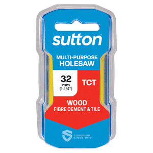 Sutton Holesaw TCT Multi-Purpose Yellow 32mm - H1270320