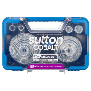 Order In - Sutton Holesaw Cobalt BiMetal Mega Set 19-121mm 26 Piece - H125SG26A