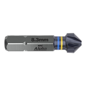 Alpha Onsite Plus Multi-Use 90-degree Countersink 3 Flute 2.0 - 8.3mm - CSAF3-8.3