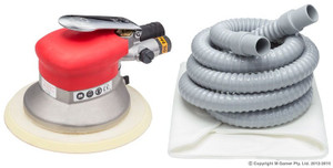 Order In - Shinano Dual Action Metal Body Dust Free Sander Palm Grip 6" - SI3113-6A