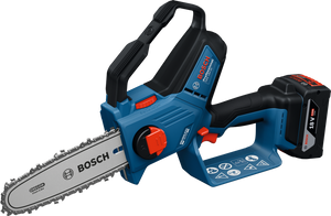 Bosch 18V Mini-Chainsaw w/Gyrosensor-controlled kickback detection 5.0Ah Kit - 0615A500B7