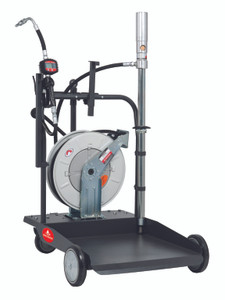 Order In - Alemlube El Series Heavy Duty Mobile Oil Kit With Hose Reel 15M & Electronic Oil Meter - O30070