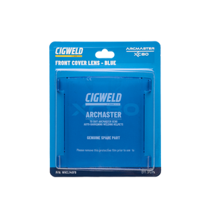 Order In - Cigweld Arcmaster XC80 Front Cover Lens Blue 3 Pack - WHCL145FB