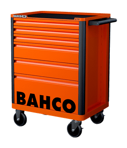 Bahco E72 Storage HUB Tool Trolley With 6 Drawers Orange 693x510x955 MM 26" - 1472K6