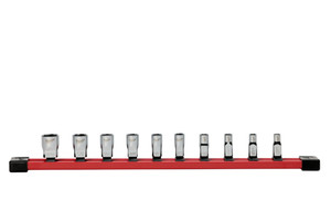 Order In - Milwaukee Standard SAE Socket Set With Storage Rail 1/4" Drive 10 Piece - 48229106