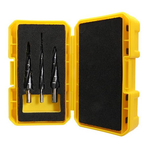 Alpha Onsite Plus Step Tip Step Cutter Tuffbox Pro 3 Piece With Bonus Lubricant - SM3STDSD-B