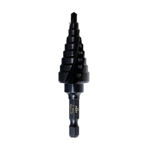 Order In - Alpha ThunderMax Step Drill Spiral Flute 4-20 MM - C9STSIM4-20TM