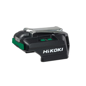 Order In - Hikoki 18V Power Charger, 2 x USB-C Ports - (PD) [IN/OUT] 65 W, 10.5 W + LED Light - UC18DA(H4Z)