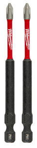Order In - Milwaukee SHOCKWAVE™ Power Bit Phillips #1 89 MM 3.5" 2 Pack - 48324660