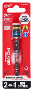 Order In - Milwaukee SHOCKWAVE™ QUIK-CLEAR 2-in-1 Magnetic Nut Driver 5/16” & 3/8” - 49664544