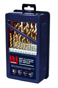 Order In - Redline Ti-Coated Hss Drill Bits Set Metric 25 Piece - RL410487