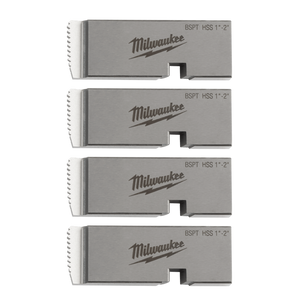 Order In - Milwaukee 1"-2" HIGH SPEED FOR STAINLESS BSPT Universal Pipe Threading Die Set - 4932492929