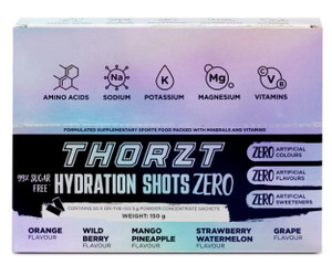 Order In - Thorzt 99% Sugar Free Hydration Shot Zero Natural Mixed Flavours - SSSFZERO