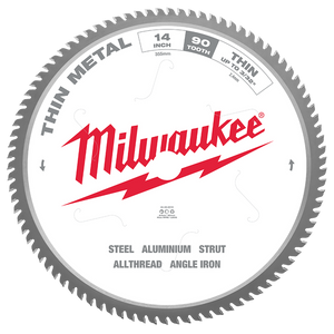 Order In - Milwaukee Thin Metal Circular Saw 90T 355 MM 14" - 48408510