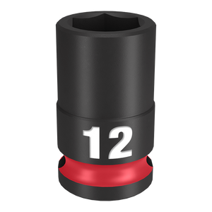 Order In - Milwaukee SHOCKWAVE™ Standard 6 Point Impact Socket 12 MM 3/8" Drive" Drive - 49666136