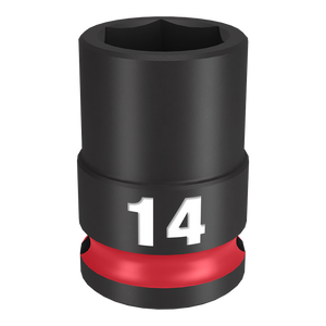 Order In - Milwaukee SHOCKWAVE™ Standard 6 Point Impact Socket 14 MM 3/8" Drive" Drive - 49666138