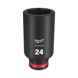 Order In - Milwaukee SHOCKWAVE™ Deep 6 Point Impact Socket 24 MM 3/8" Drive - 49666165