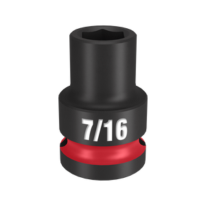 Order In - Milwaukee SHOCKWAVE™ Standard 6 Point Impact Socket 7/16" 1/2" Drive - 49666201