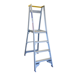 Order In - INDALEX AL 180KG  Pro Series Platform Ladder 1.2M - PROP7/4